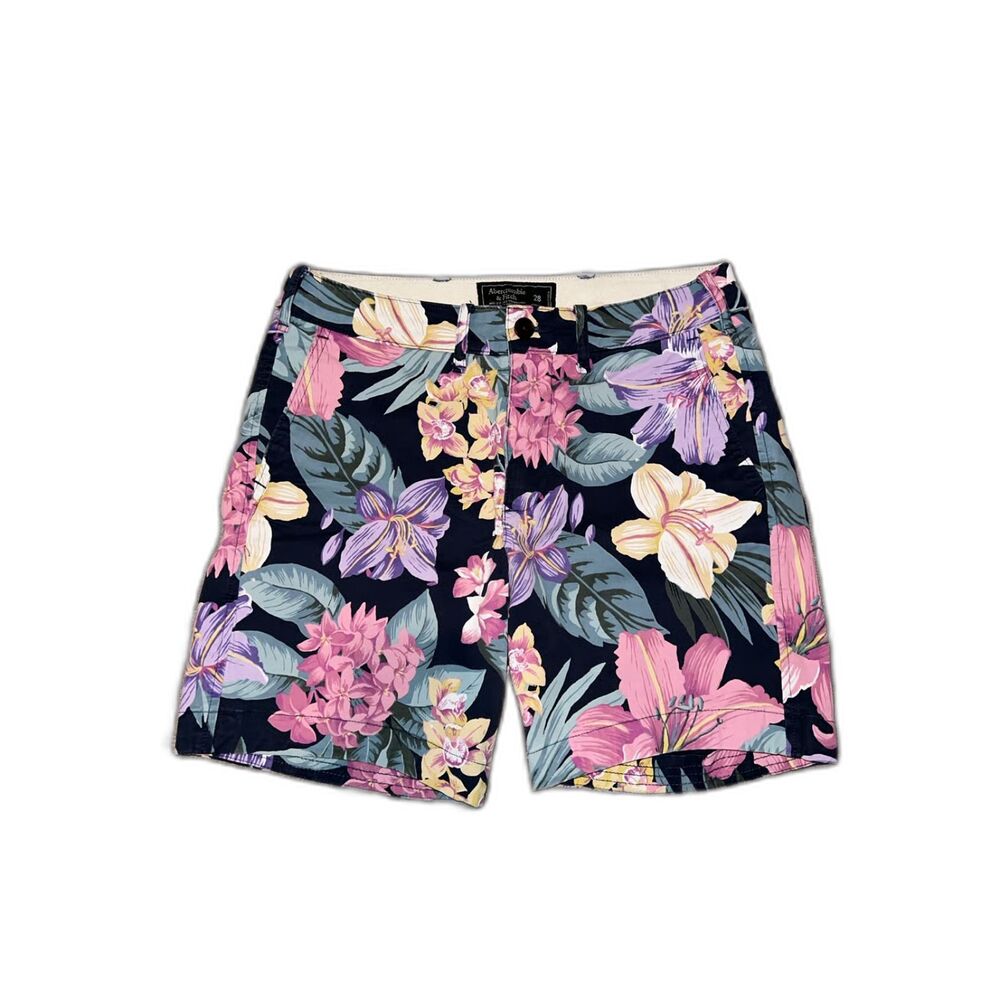 Abercrombie Floral Mens Shorts Size 33